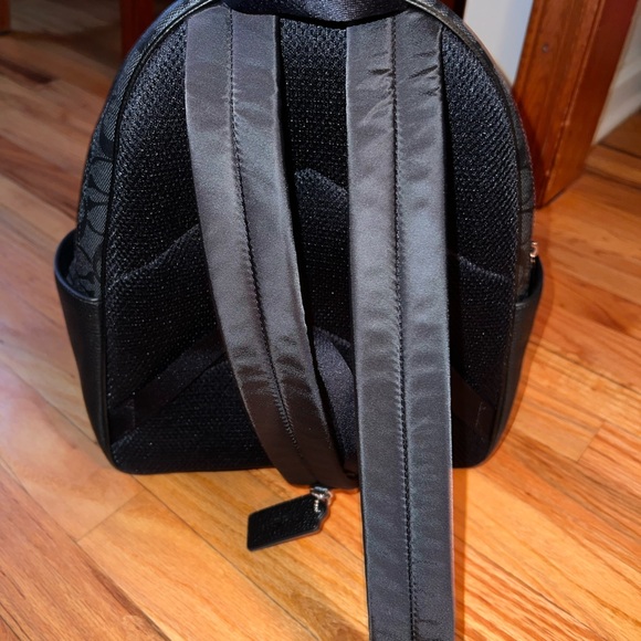 NWOT Coach Court Canvas Backpack in Graphite Black - Picture 4 of 7